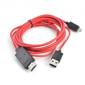 MHL Micro USB, HDMI į USB kabelis 11-pin
