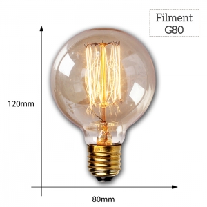 Dekoratyvinė lemputė "Edison" (E27, G80)