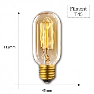 Dekoratyvinė lemputė "Edison" (E27, T45)