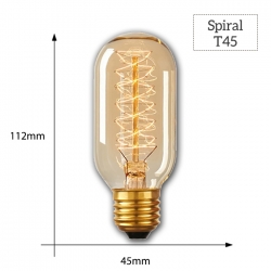 Dekoratyvinė lemputė "Edison" (E27, T45)