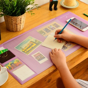 Super didelio dydžio pelės kilimėlis "Permatomi langeliai" (70