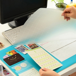 Super didelio dydžio pelės kilimėlis "Permatomi langeliai" (70