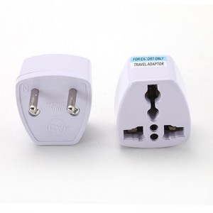 EU į US / UK / AU / EU elektros lizdo perėjimas "Sugrįžau į