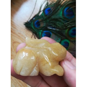 Figūrėlė "Mielasis kiškutis" (naturalus kristalas)