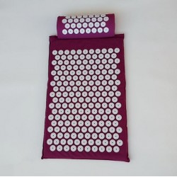 Akupunktūrinis jogos kilimėlis su pagalve "Stresui ne"