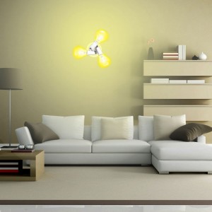 3 lempų šakotuvas "Elegancija" (E27)