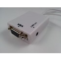 Micro USB į VGA + Audio 5 pin adapteris (MHL)