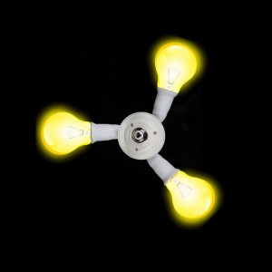 3 lempų šakotuvas "Elegancija" (E27)