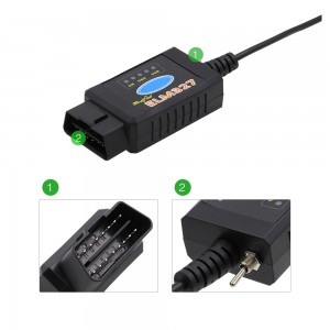 Diagnostikos adapteris automobiliui "Economy" (OBD II