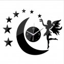 Sieninis laikrodis "Nakties fėja 6" (45 x 45 cm)