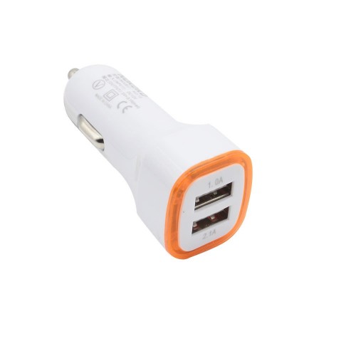 USB įkroviklis automobiliui "Greitai pakrausiu 10" (5V 2.