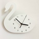 Sieninis laikrodis "Baltoji gulbė" (24 cm)