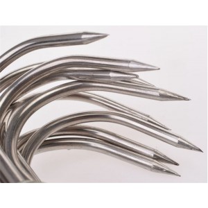 Plieniniai kabliai mėsai "Progresas" (4 mm 23 cm)