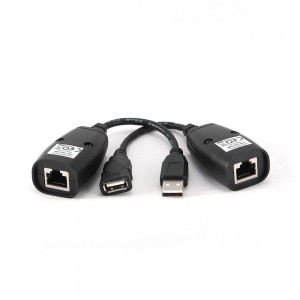 RJ45 CAT5 Kabelio USB ilgintuvas iki 50 m