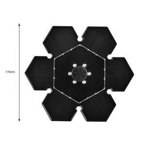 Naktinis sodo fontanas "Vandens gėlė 2" (LED)
