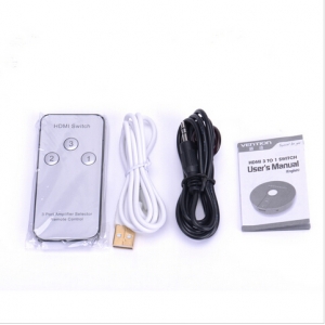 3 HDMI į 1 HDMI dalintuvas