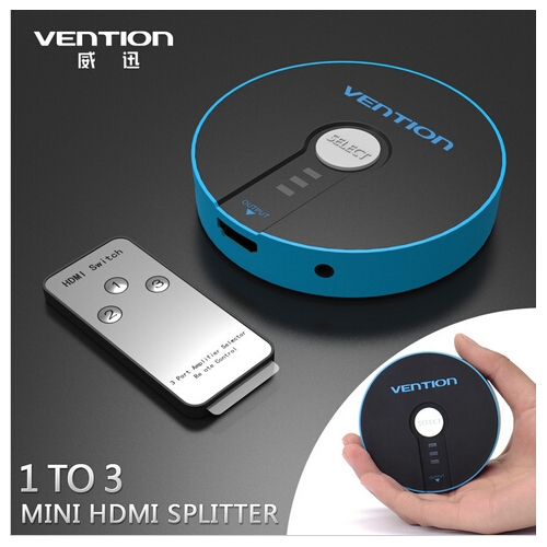 3 HDMI į 1 HDMI dalintuvas