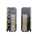 M.2 į PCI-E 3.0 X16 plokštė "Black edition" (NVME, SSD)