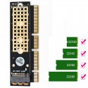 M.2 į PCI-E 3.0 X16 plokštė "Black edition Pro" (NVME, NGFF