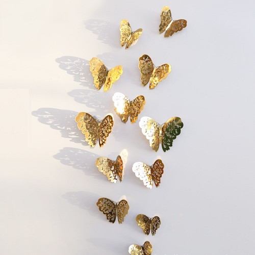 3D lipdukai "Stilingieji drugeliai" (12 vnt.