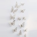 Veidrodiniai lipdukai "Stilingieji drugeliai 6" (12 vnt.)