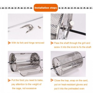 Kepsninės būgnas "Pro BBQ Deluxe 2"