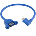 3.0 USB female į micro 3.0 USB kabelis