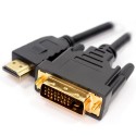 HDMI į DVI-D 24 kabelis