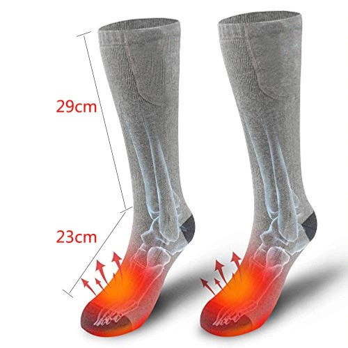 Elektroninės šildančios kojinės "Sportui ir žvejybai 8" (su akumuliatoriais)