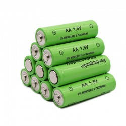10 įkraunamų baterijų 3000 mAh AA 1.