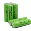 10 įkraunamų baterijų 3000 mAh AA 1.