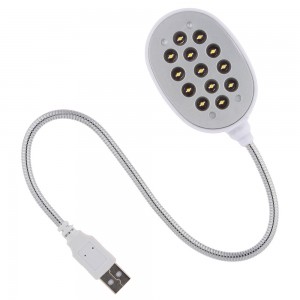 USB 13 LED lanksti lempa