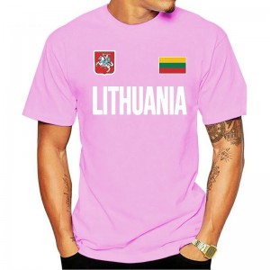 Vyriški medvilniniai marškinėliai "Lietuva"