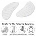 1Pair Foot Care Orthopedic Orthotic Arch Support Insole Flat