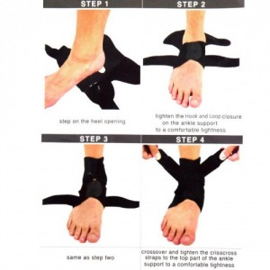 Adjustable Anti Sprain Foot Ankle Support Brace Belt Breathable