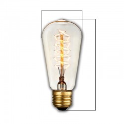 Dekoratyvinė lemputė "Edison" (E27, ST64)