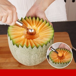 Plieninis melionų ir arbūzų šaukštas "Soul Kitchen Melon"
