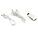 1080P HDMI į VGA vaizdo keitiklis adapteris + USB maitinimo