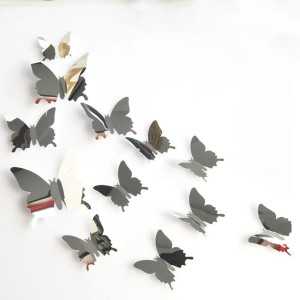 3D lipdukai "Stilingieji drugeliai 6" (12 vnt.