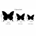 3D lipdukai "Stilingieji drugeliai 6" (12 vnt.