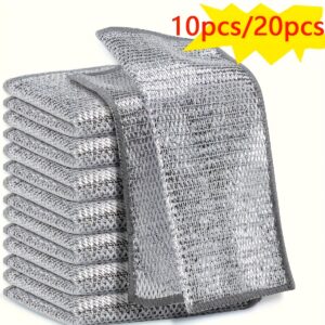 10/20 vnt., daugiafunkcinė metalo valymo šluostė, didinama metalo indų plovimo šluostė, virtuvės šveitimo padėklas, tinkamas šlapiam ir sausam tinkleliui, itin smulkių pluoštų valymo šluostės, tinkamas metalams, virtuvėms ir indams