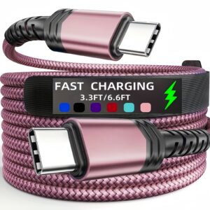 Super greitas įkrovimas, TYPE C į TYPE C sąsajos duomenų kabelis, tinka for Samsung, iPhone 15, MacBook/iPad ir kitiems įrenginiams