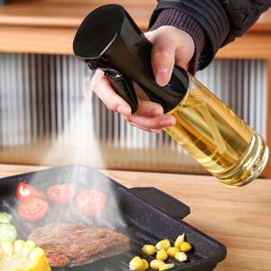 1 vnt. 200 ml 500 ml alyvuogių aliejaus purškimo butelis virtuvės maisto gaminimo alyvuogių aliejaus dozatorius kempingas kepsninė skrudinimas actas padažas aliejaus purkštuvas valgomasis aliejaus indas virtuvės reikmenys