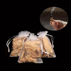 1 maišelis 22g/0.8oz Palo Santo natūralūs smilkalų lazdelės, šventasis šventasis medis, smirdinimo lazdelė smirdinimo priedams, aromato kristalų valymui, meditacijai, dvasinei gerovei