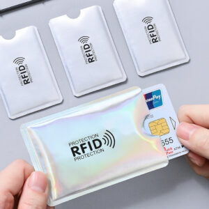 10 vnt RFID blokuojančios antiaužinio kortelių užvalkalai - sunki aliuminio folijos konstrukcija, apsauga nuo degausimo bankinių kortelių, ID, pasporčių, sertifikatų - suderinami su RFID skaitytu - idealiai tinka kelionėms, verslui, mokyklai, namų naudojimui - (10 vnt), kelionės reikmenys, stilingas dizainas, patvarus apsaugos, pasporčių laikiklis, kompaktiškas laikiklis, aukštos kokybės medžiaga, verslo profesionalai