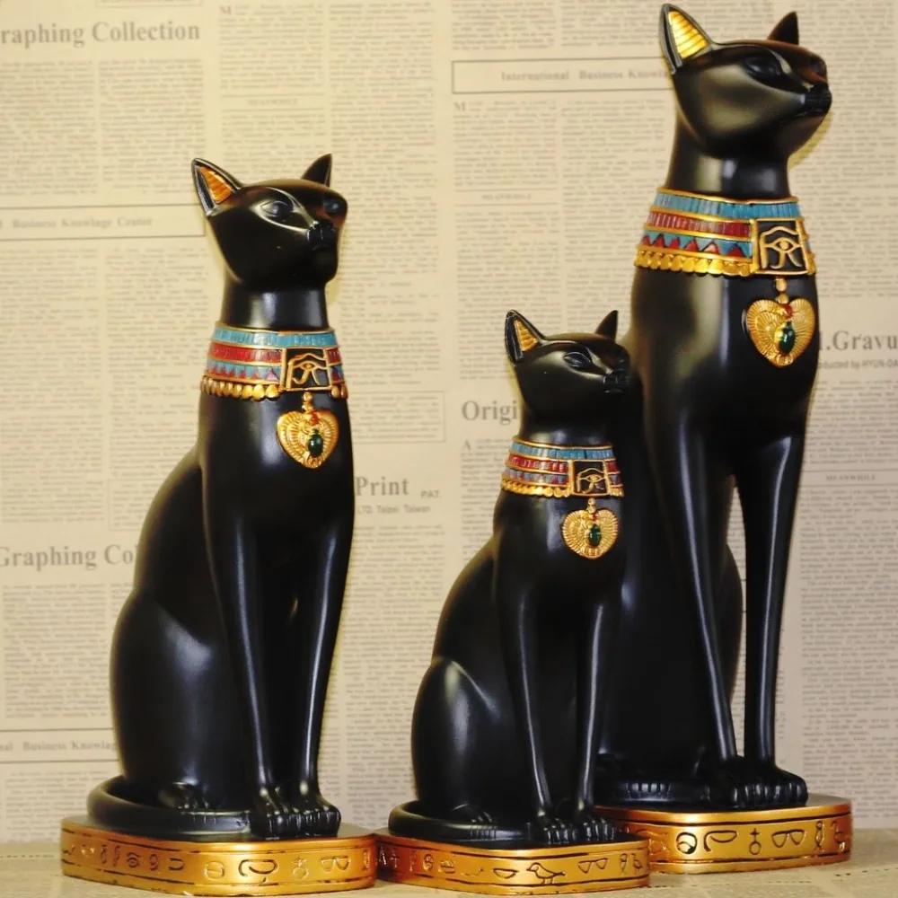 Skulptūra "Egiptietiškas katinas nuostabusis" (15 cm)