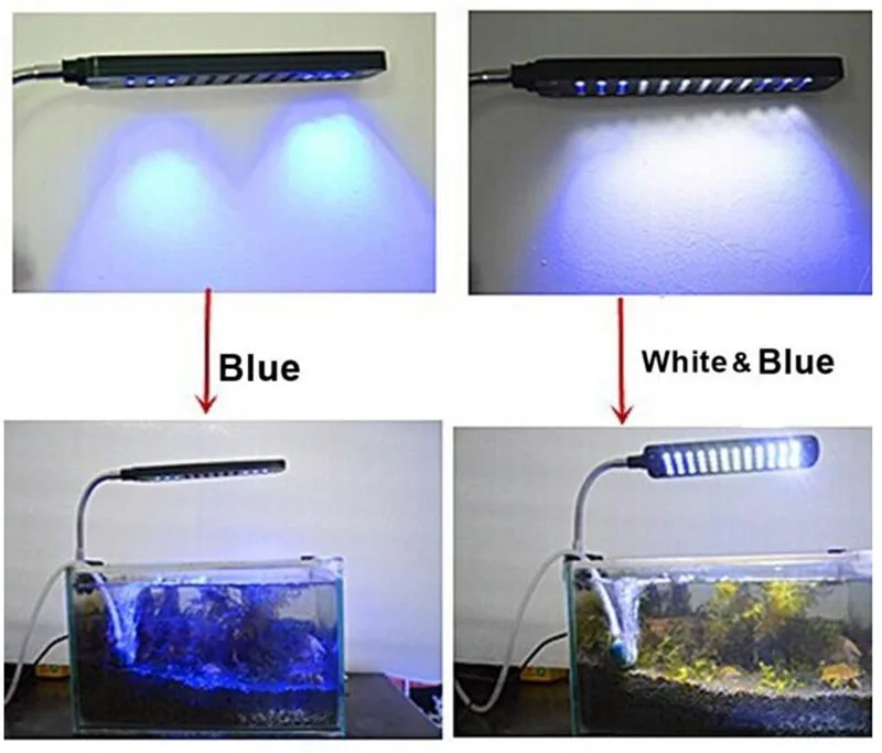 Akvariumo LED šviestuvas "Nuostabi šviesa"