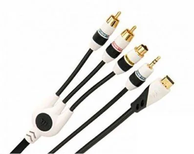 Apple MINI DVI į S-video RCA kabelis