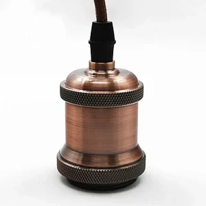 Dekoratyvinės lemputės "Edison" lizdas su laidu