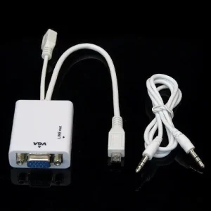 Micro USB į VGA + Audio 11 pin adapteris (MHL)